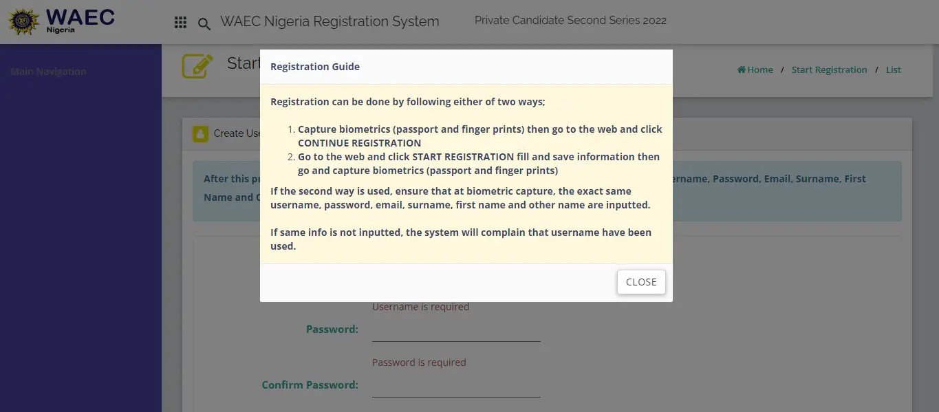 WAEC GCE 2023 Registration Form | Procedures, Starting and Closing Date