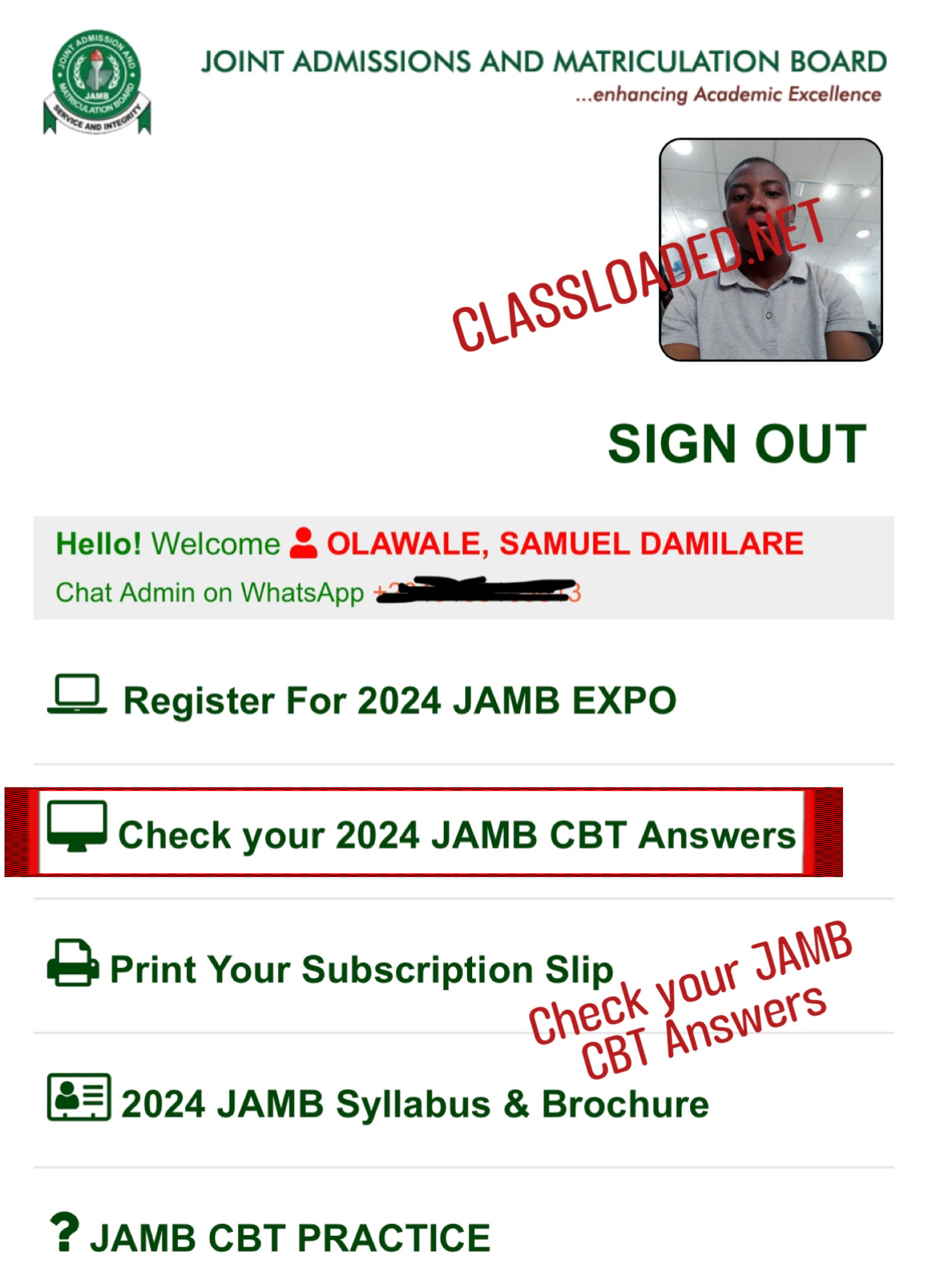 Legit 2024 JAMB Expo | 2024 JAMB Runs | Verified 2024 JAMB Questions & Answers